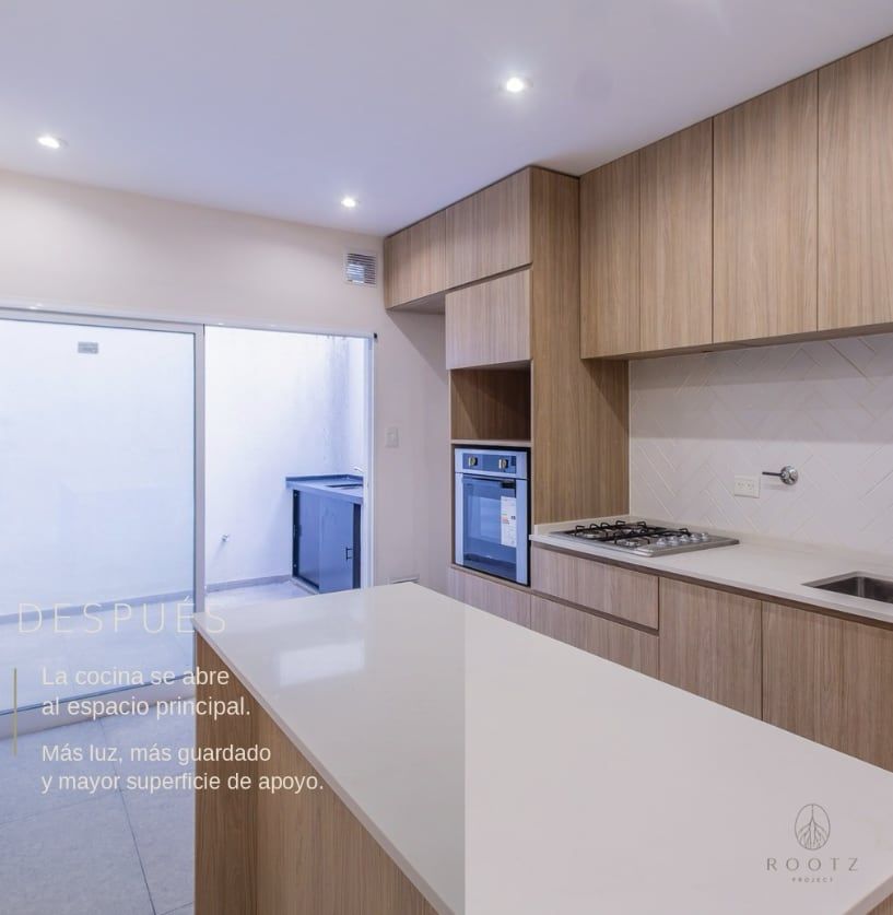 Cocina del PH Sixto después de la reforma