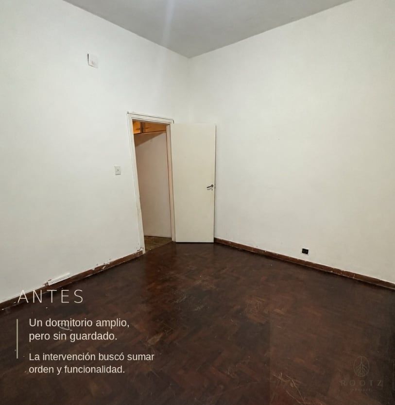 PH Sixto — Dormitorio, antes de la reforma